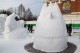 Скульпторы из Омска на международном фестивале слепили из снега Омскую птицу