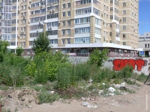 В Омске начались работы по облагораживанию набережной Тухачевского