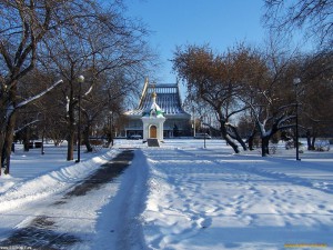 Омские парки культуры и отдыха приглашают горожан на зимний отдых